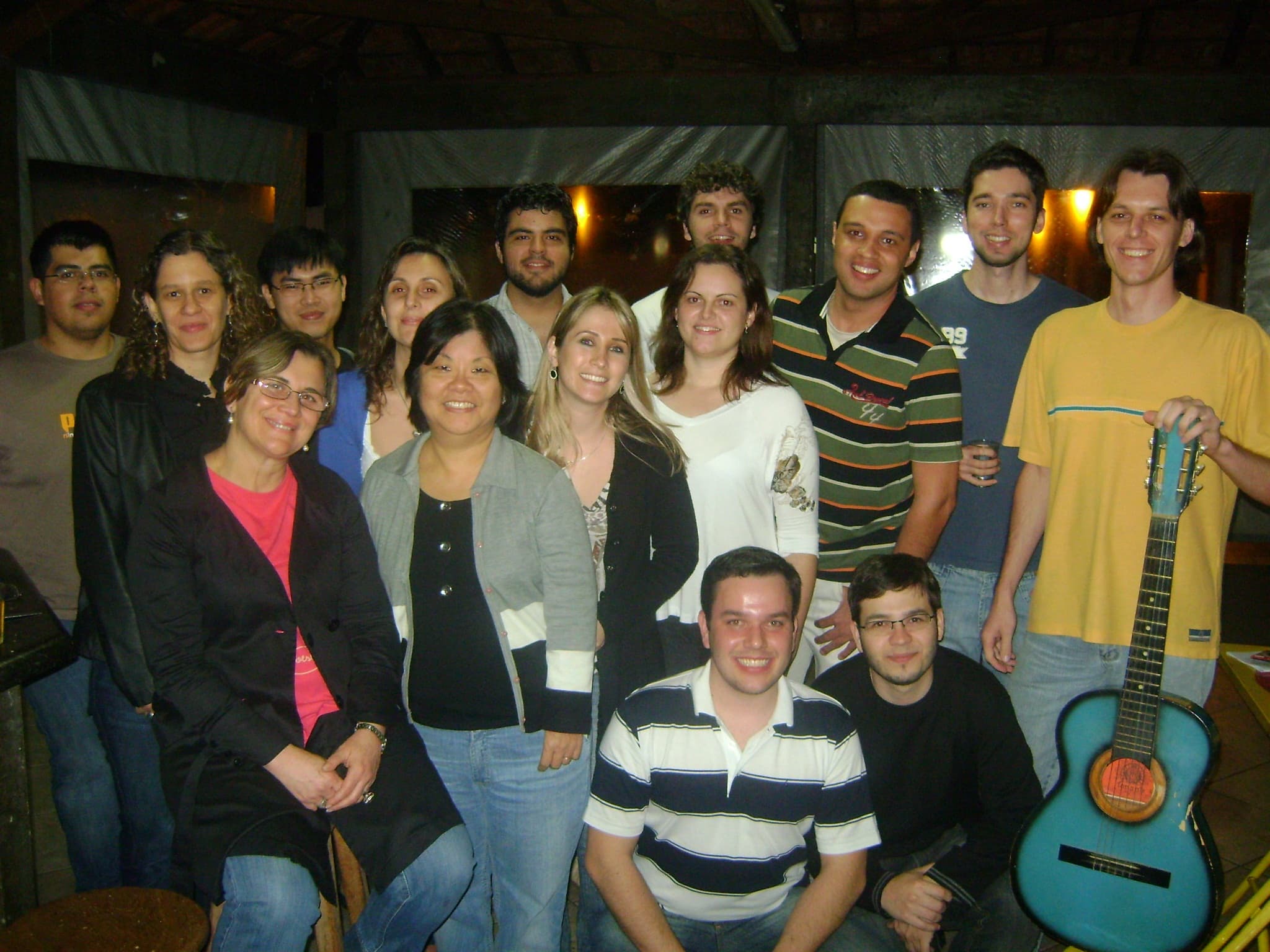 Foto da turma de mestrado em 2009